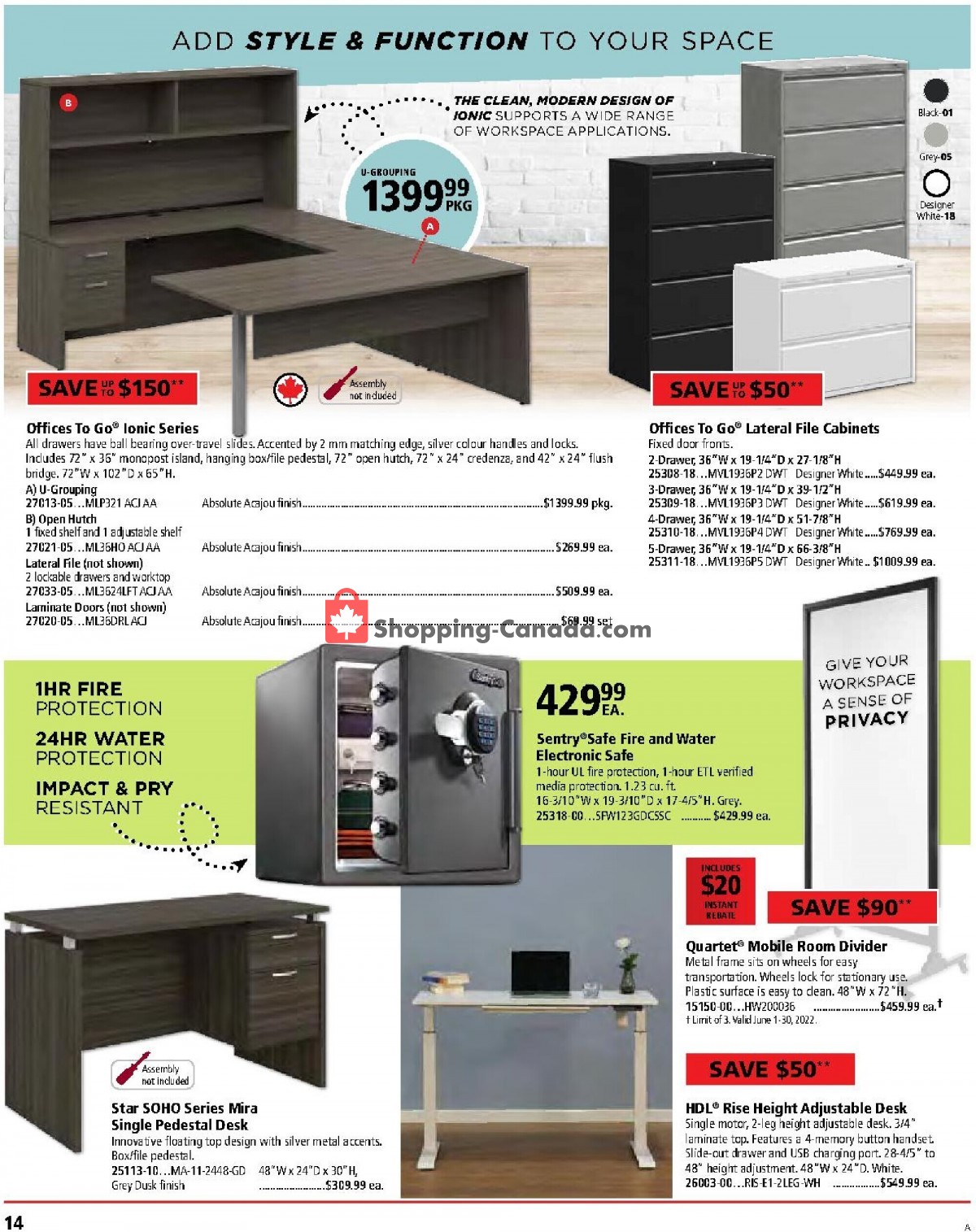 Basics Office Products flyer from Wednesday June 1, 2022 to Thursday June 30, 2022 - page 14