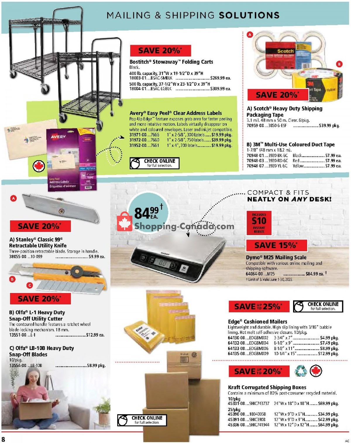 Basics Office Products flyer from Wednesday June 1, 2022 to Thursday June 30, 2022 - page 8