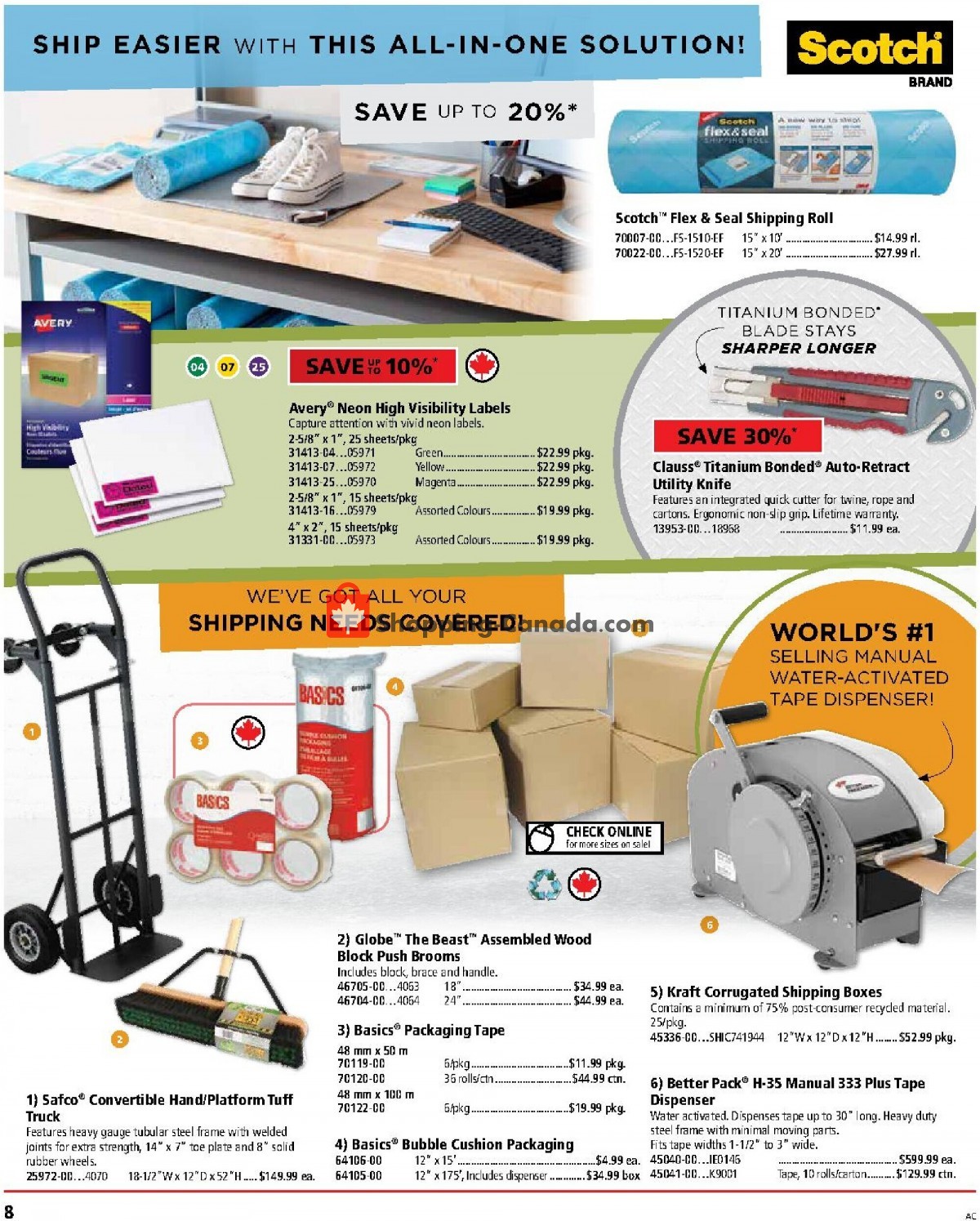 Basics Office Products flyer from Thursday April 1, 2021 to Friday April 30, 2021 - page 8