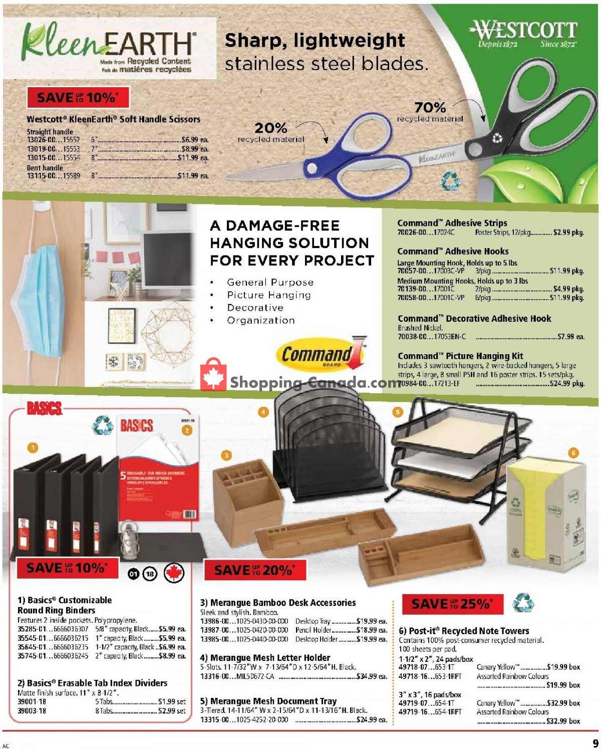 Basics Office Products flyer from Thursday April 1, 2021 to Friday April 30, 2021 - page 9