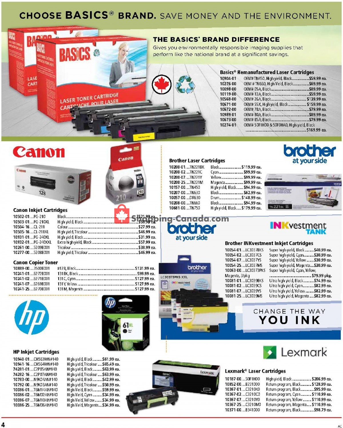 Basics Office Products flyer from Thursday April 1, 2021 to Friday April 30, 2021 - page 4