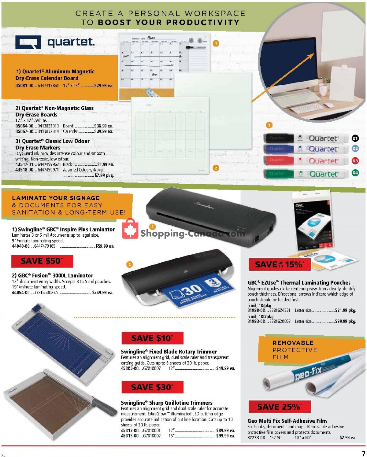 Basics Office Products flyer from Thursday April 1, 2021 to Friday April 30, 2021 - page 7