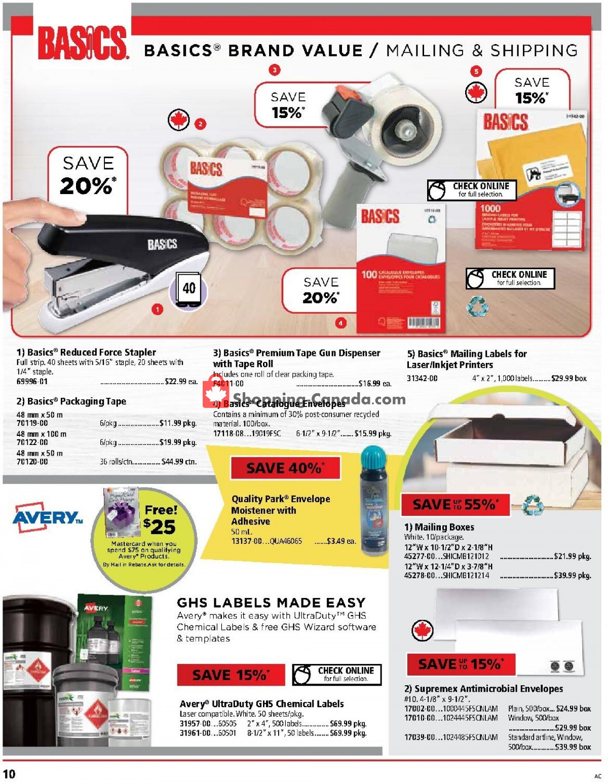 Basics Office Products flyer from Saturday May 1, 2021 to Monday May 31, 2021 - page 10