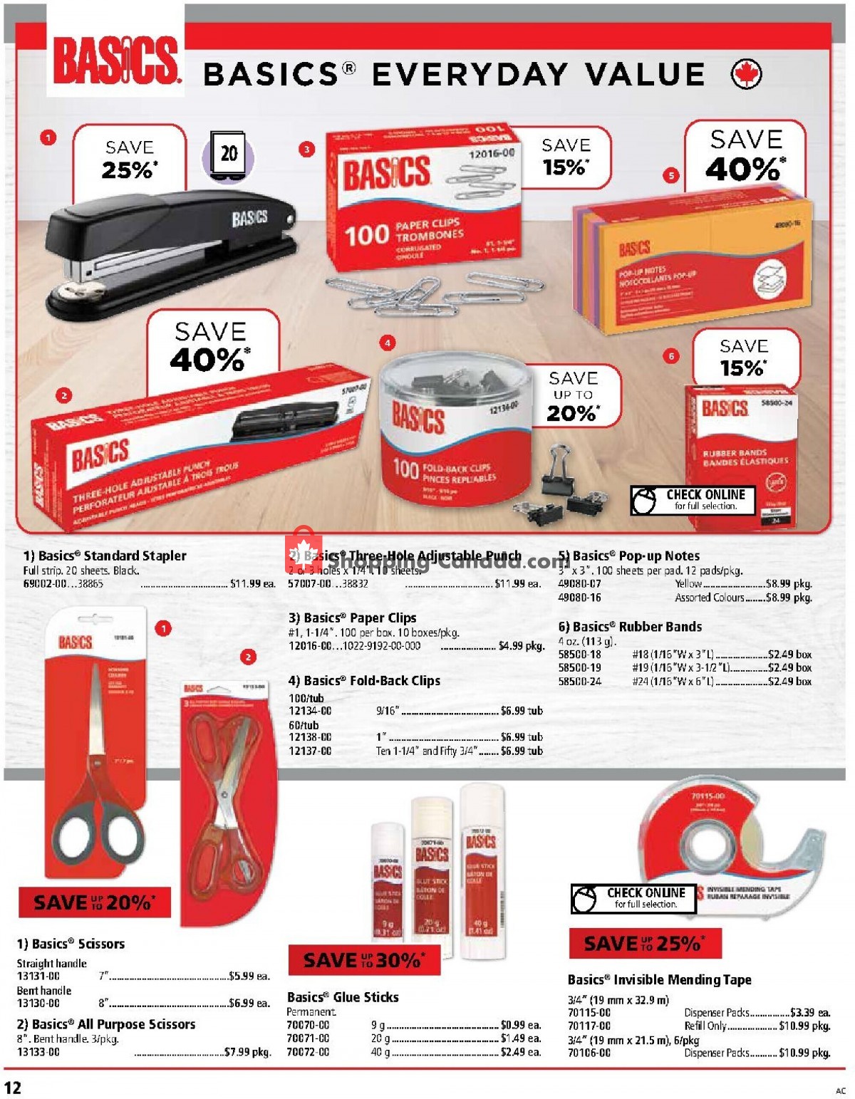 Basics Office Products flyer from Saturday May 1, 2021 to Monday May 31, 2021 - page 12