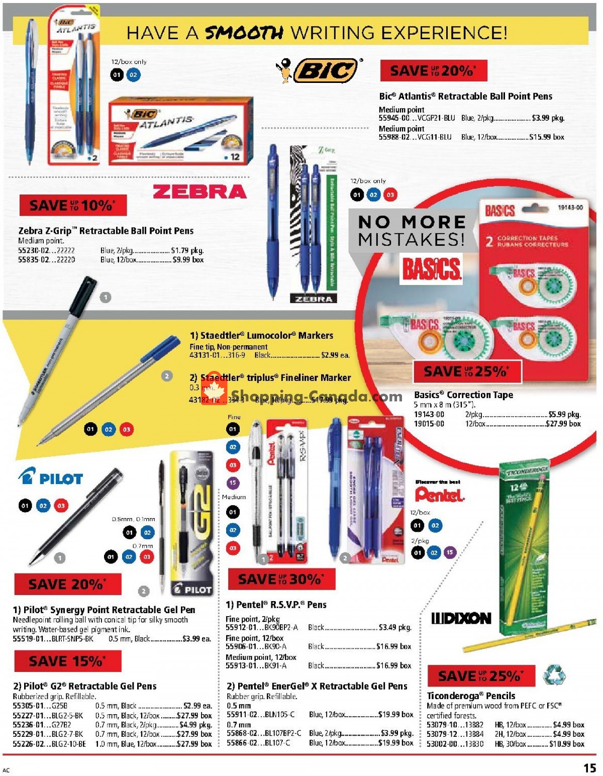 Basics Office Products flyer from Saturday May 1, 2021 to Monday May 31, 2021 - page 15