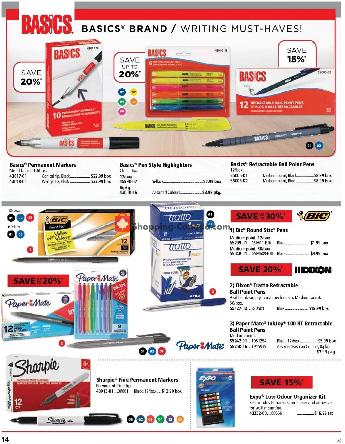 Basics Office Products flyer from Saturday May 1, 2021 to Monday May 31, 2021 - page 14