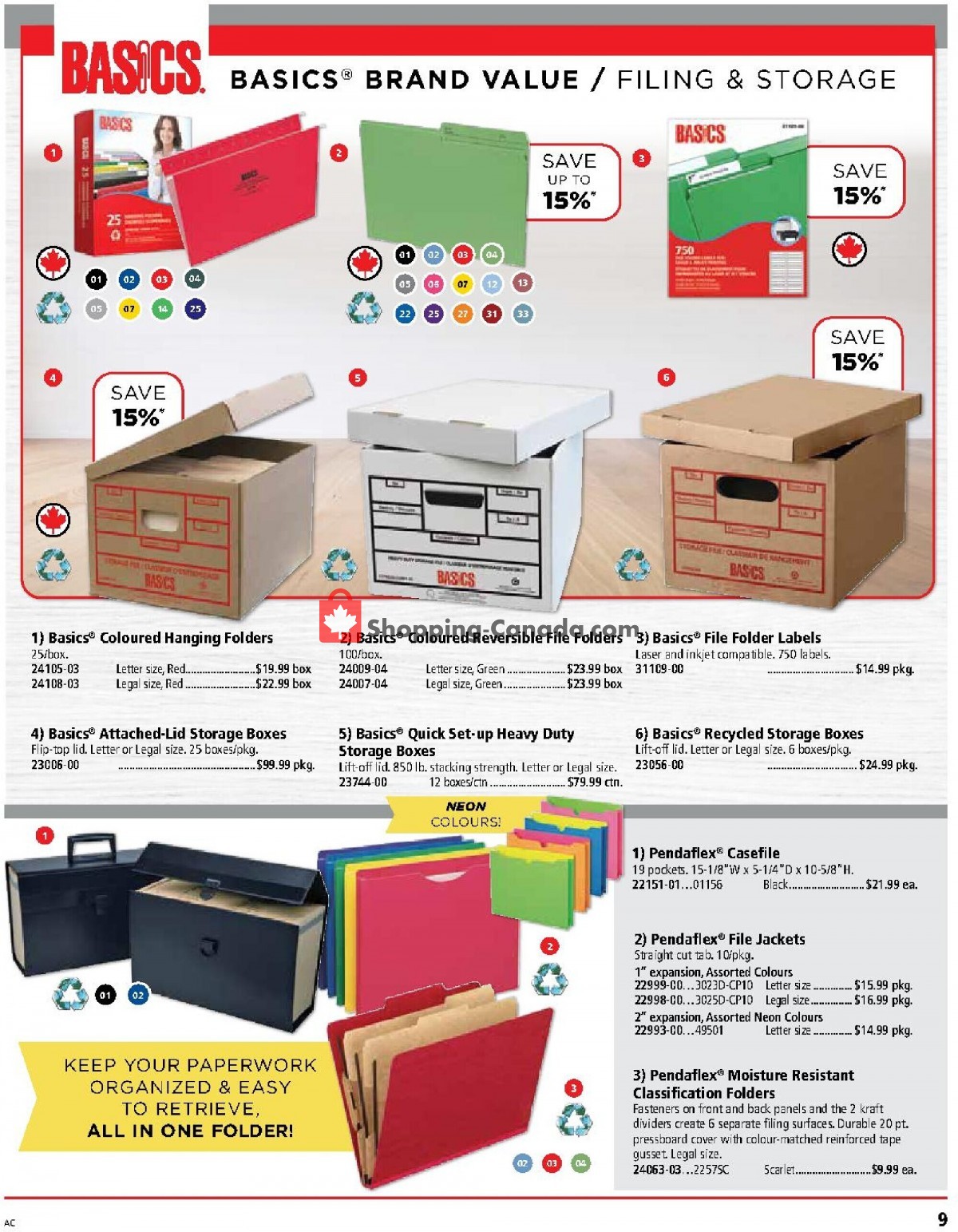 Basics Office Products flyer from Saturday May 1, 2021 to Monday May 31, 2021 - page 9