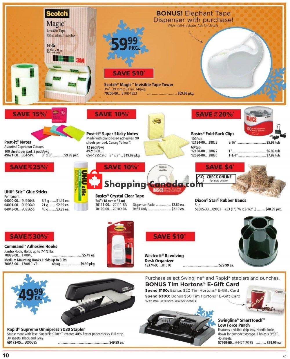 Basics Office Products flyer from Thursday November 1, 2018 to Thursday November 15, 2018 - page 10