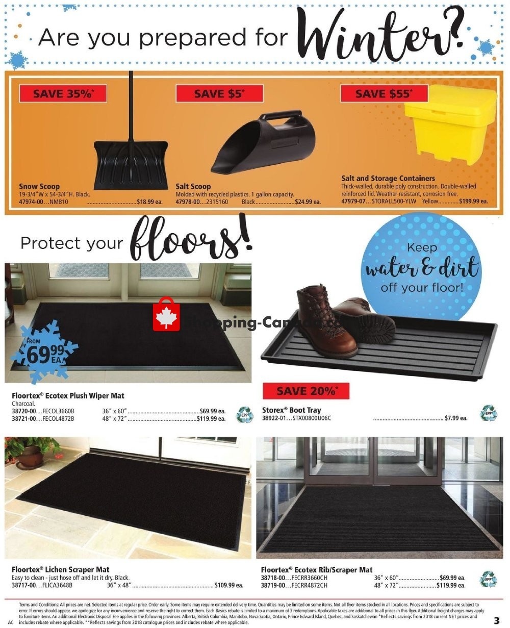 Basics Office Products flyer from Thursday November 1, 2018 to Thursday November 15, 2018 - page 3
