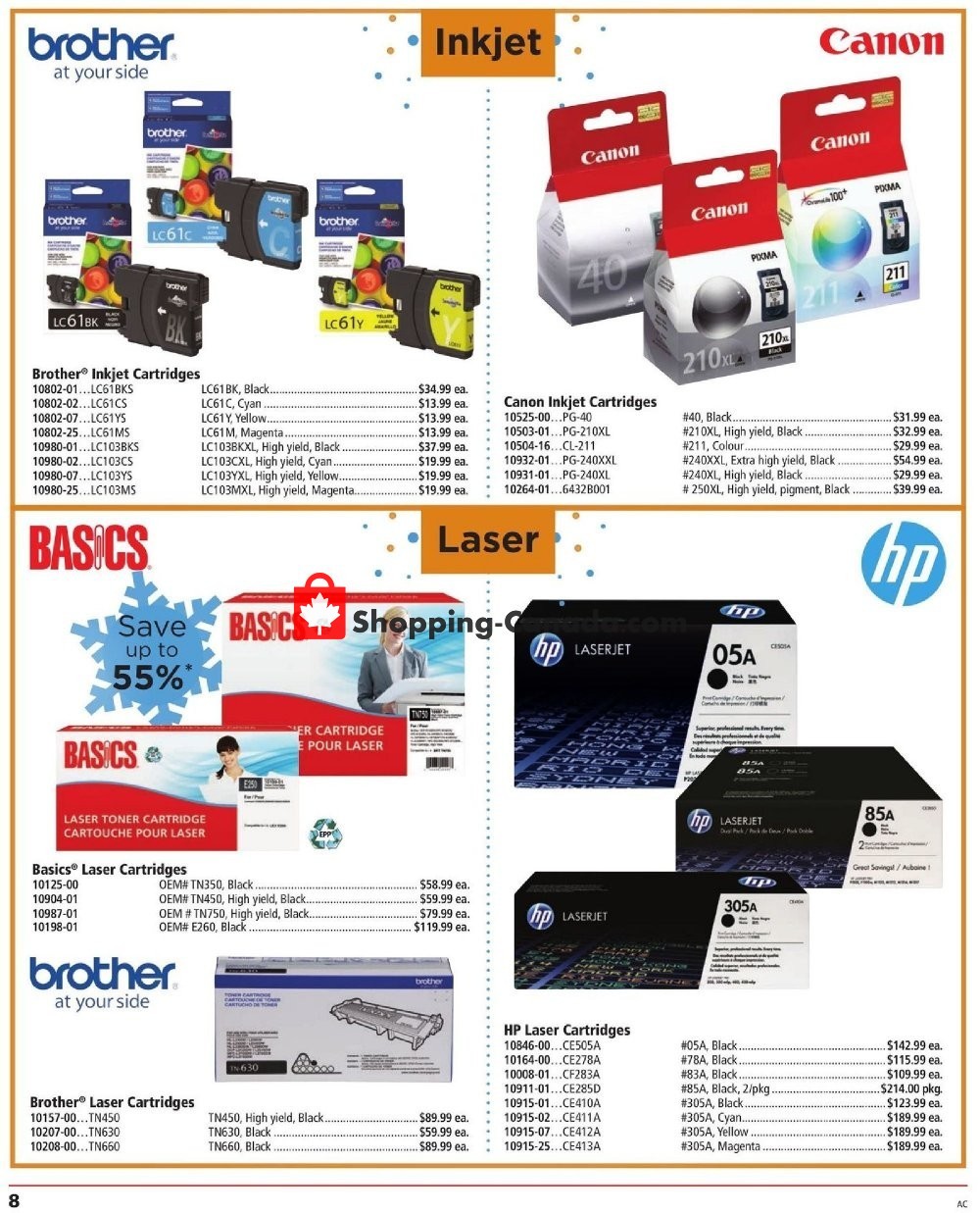 Basics Office Products flyer from Thursday November 1, 2018 to Thursday November 15, 2018 - page 8