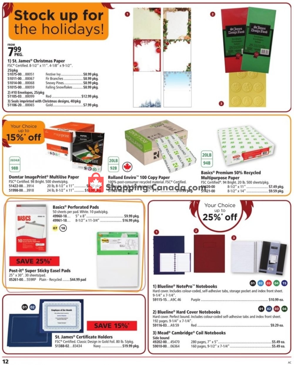 Basics Office Products flyer from Monday October 1, 2018 to Tuesday October 16, 2018 - page 12