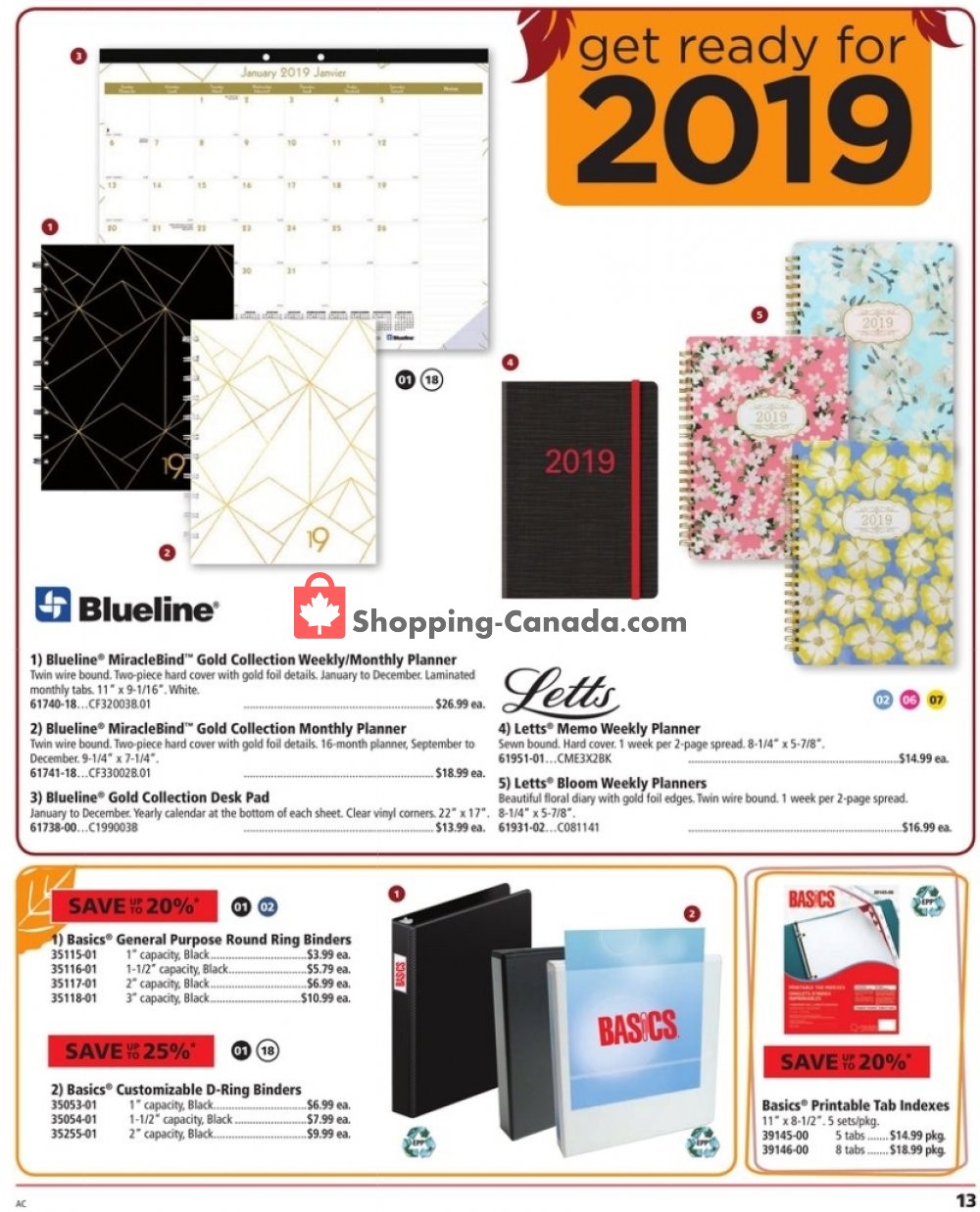 Basics Office Products flyer from Monday October 1, 2018 to Tuesday October 16, 2018 - page 13