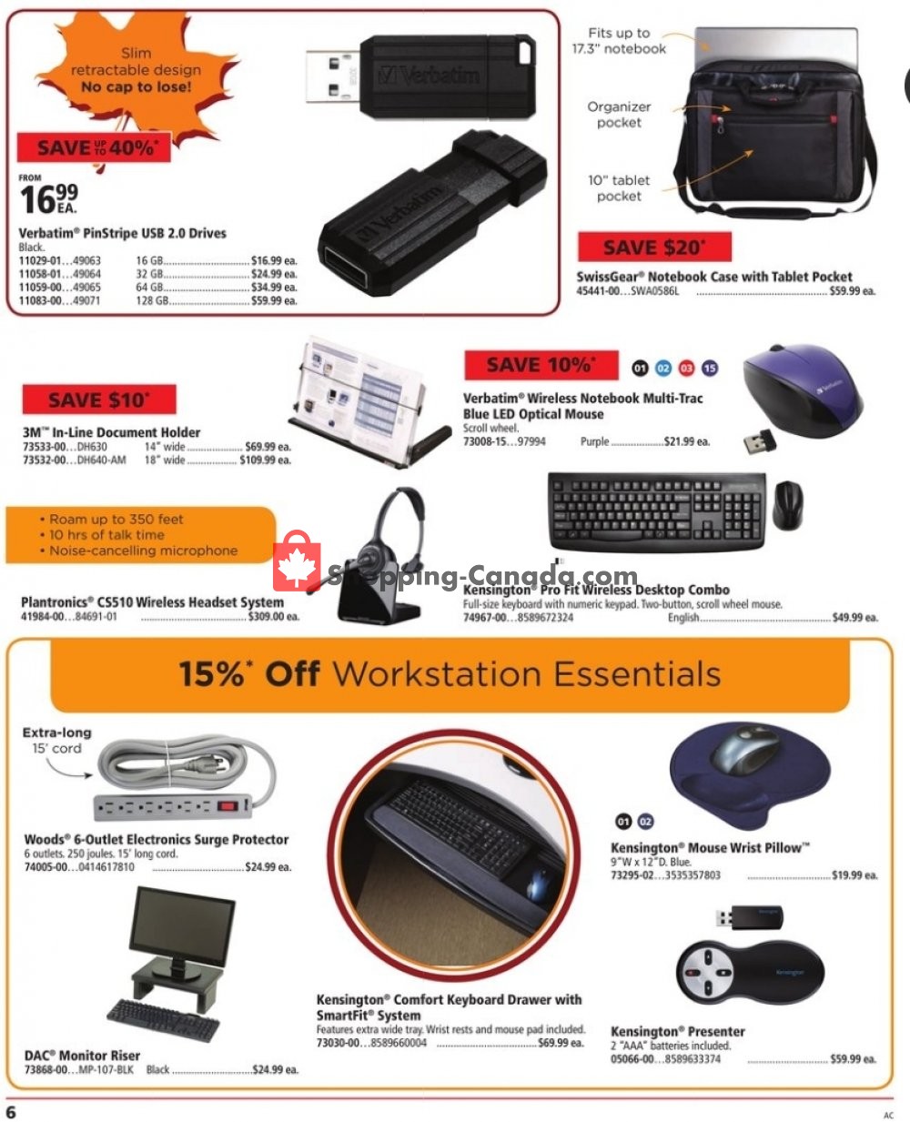 Basics Office Products flyer from Monday October 1, 2018 to Tuesday October 16, 2018 - page 6