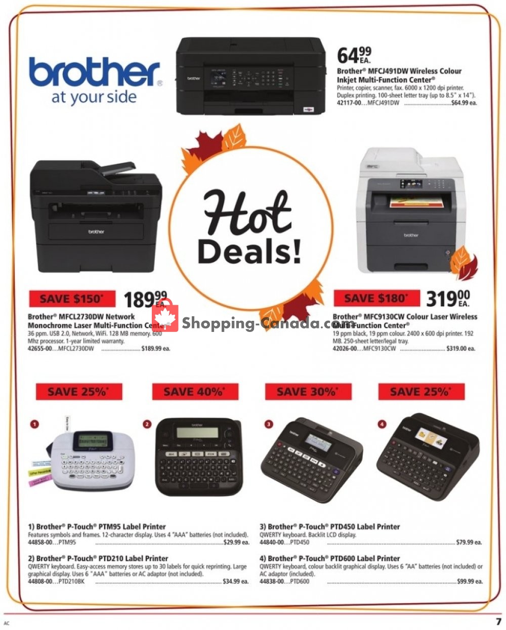 Basics Office Products flyer from Monday October 1, 2018 to Tuesday October 16, 2018 - page 7