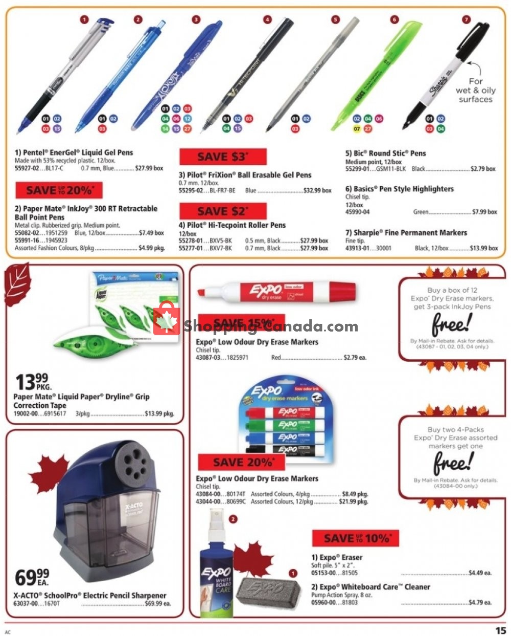 Basics Office Products flyer from Monday October 1, 2018 to Monday October 15, 2018 - page 15
