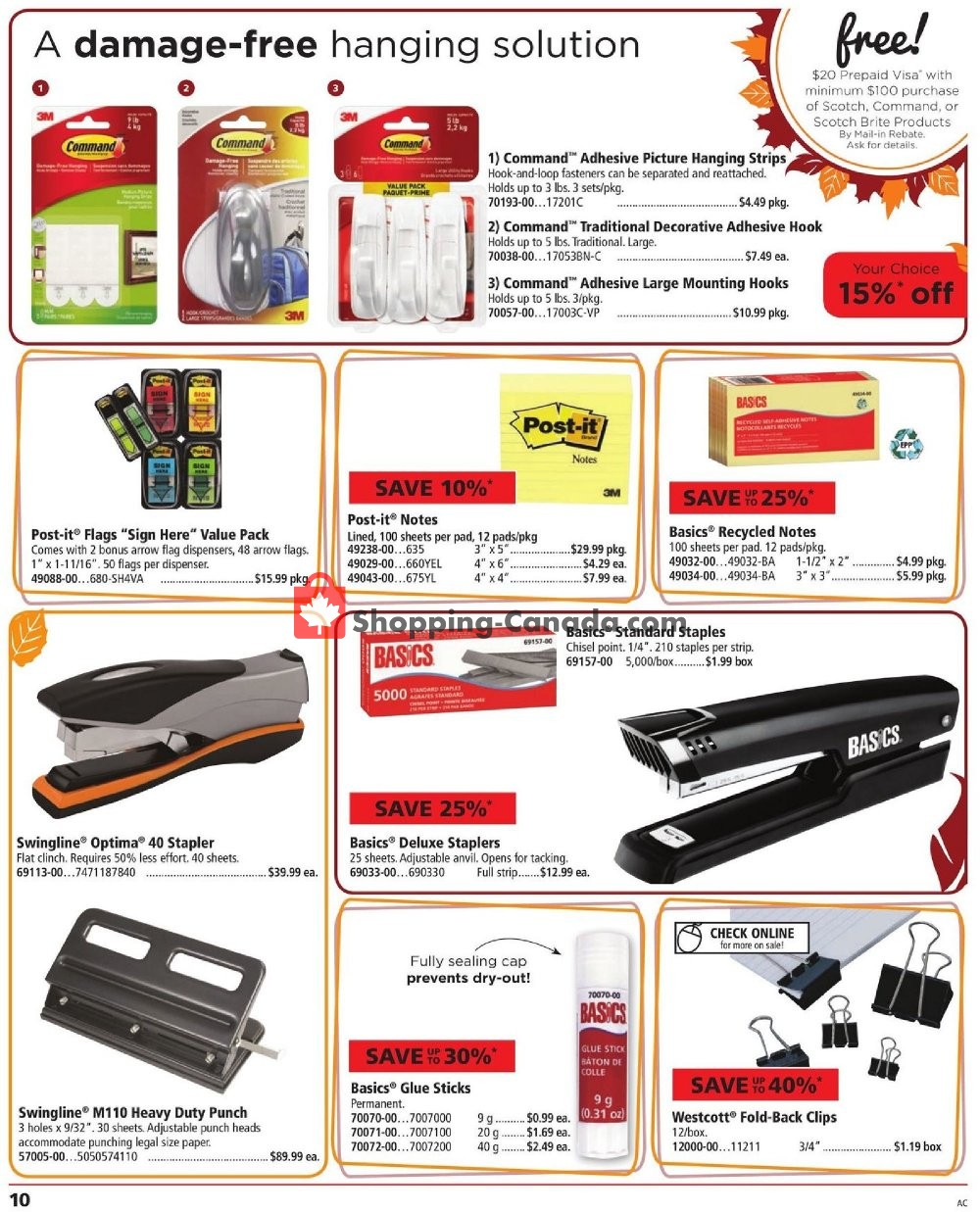 Basics Office Products flyer from Monday October 1, 2018 to Wednesday October 31, 2018 - page 10