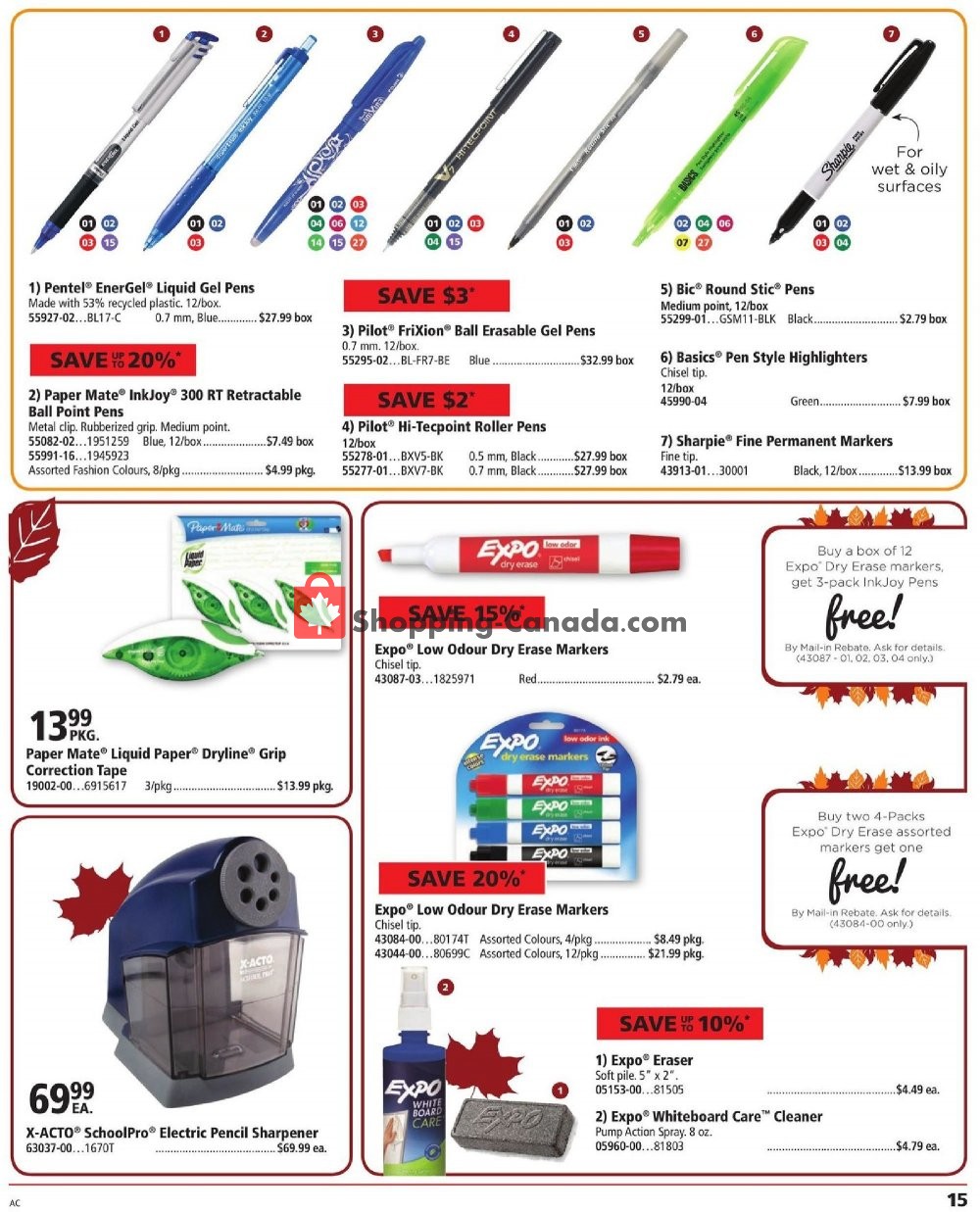Basics Office Products flyer from Monday October 1, 2018 to Wednesday October 31, 2018 - page 15