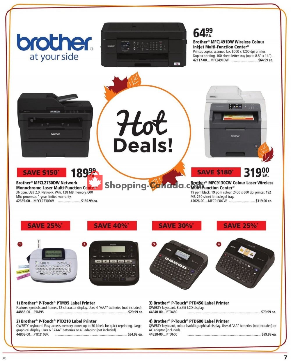 Basics Office Products flyer from Monday October 1, 2018 to Wednesday October 31, 2018 - page 7