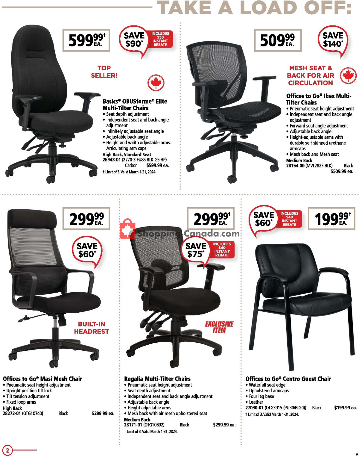 Basics Office Products flyer from Friday March 1, 2024 to Sunday March 31, 2024 - page 2