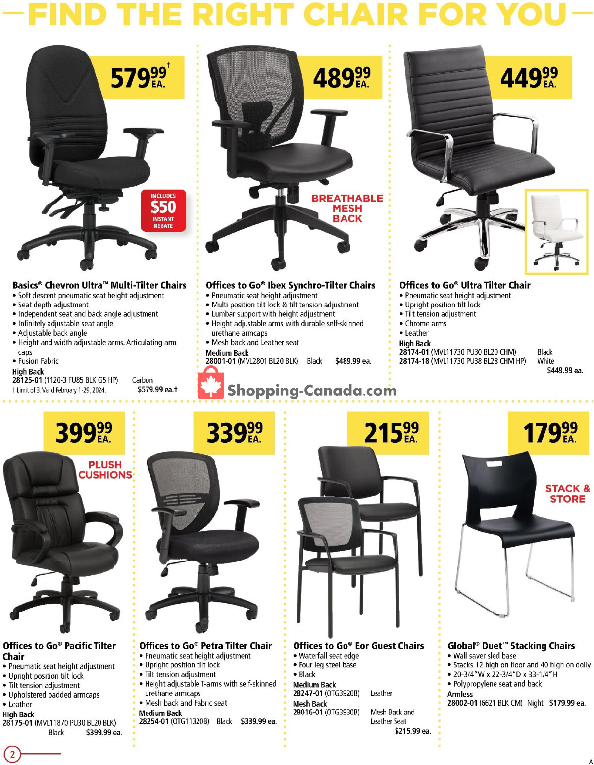 Basics Office Products flyer from Thursday February 1, 2024 to Thursday February 29, 2024 - page 2