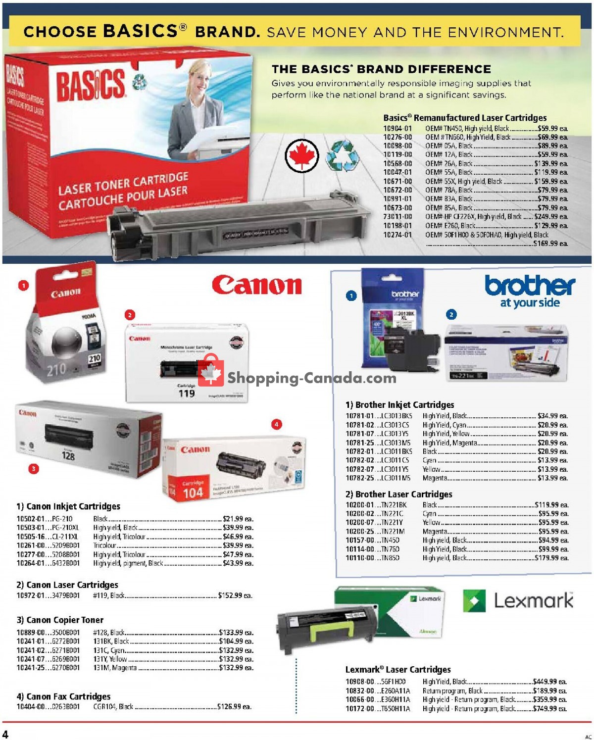 Basics Office Products flyer from Thursday July 15, 2021 to Sunday August 15, 2021 - page 4