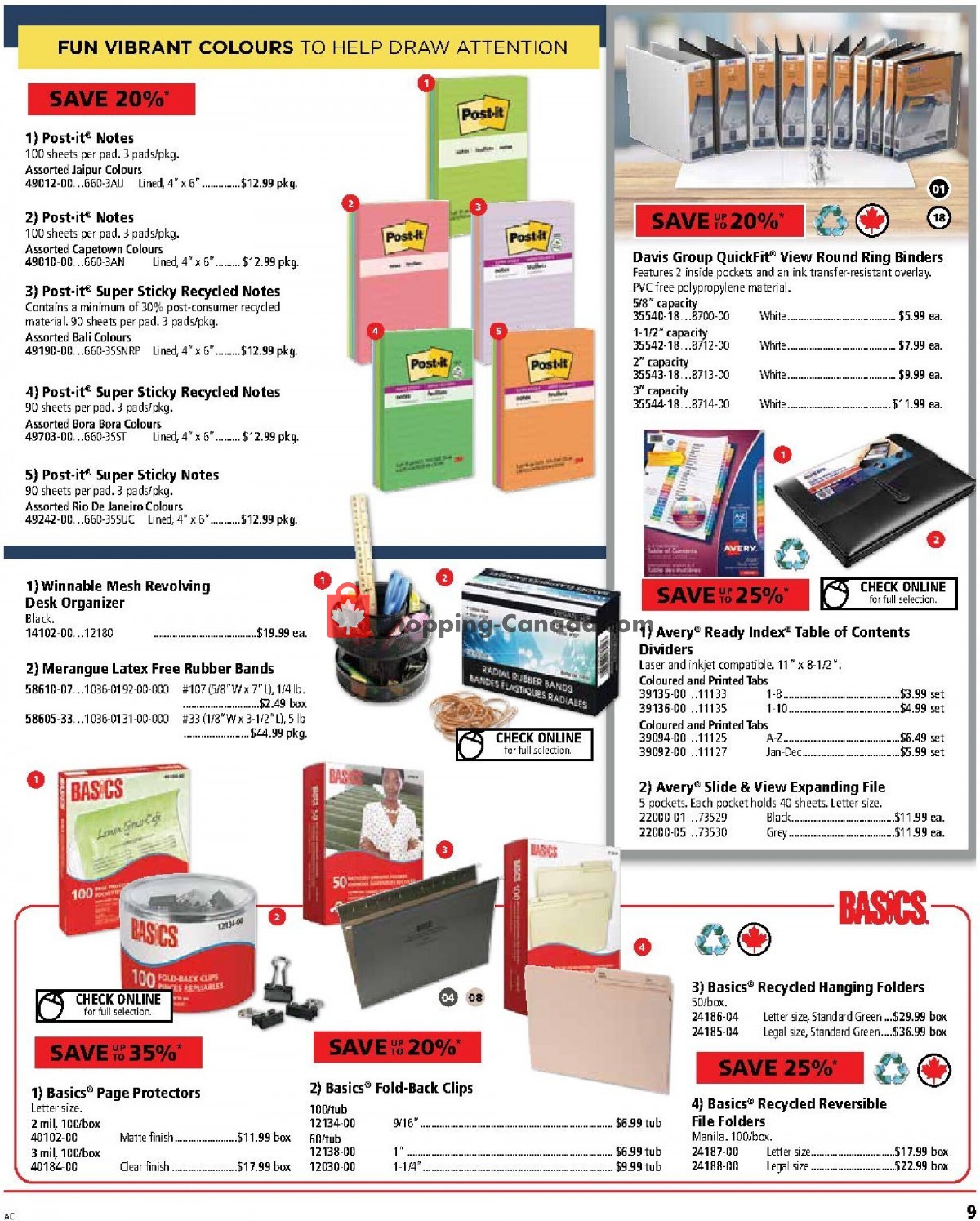 Basics Office Products flyer from Thursday July 15, 2021 to Sunday August 15, 2021 - page 9