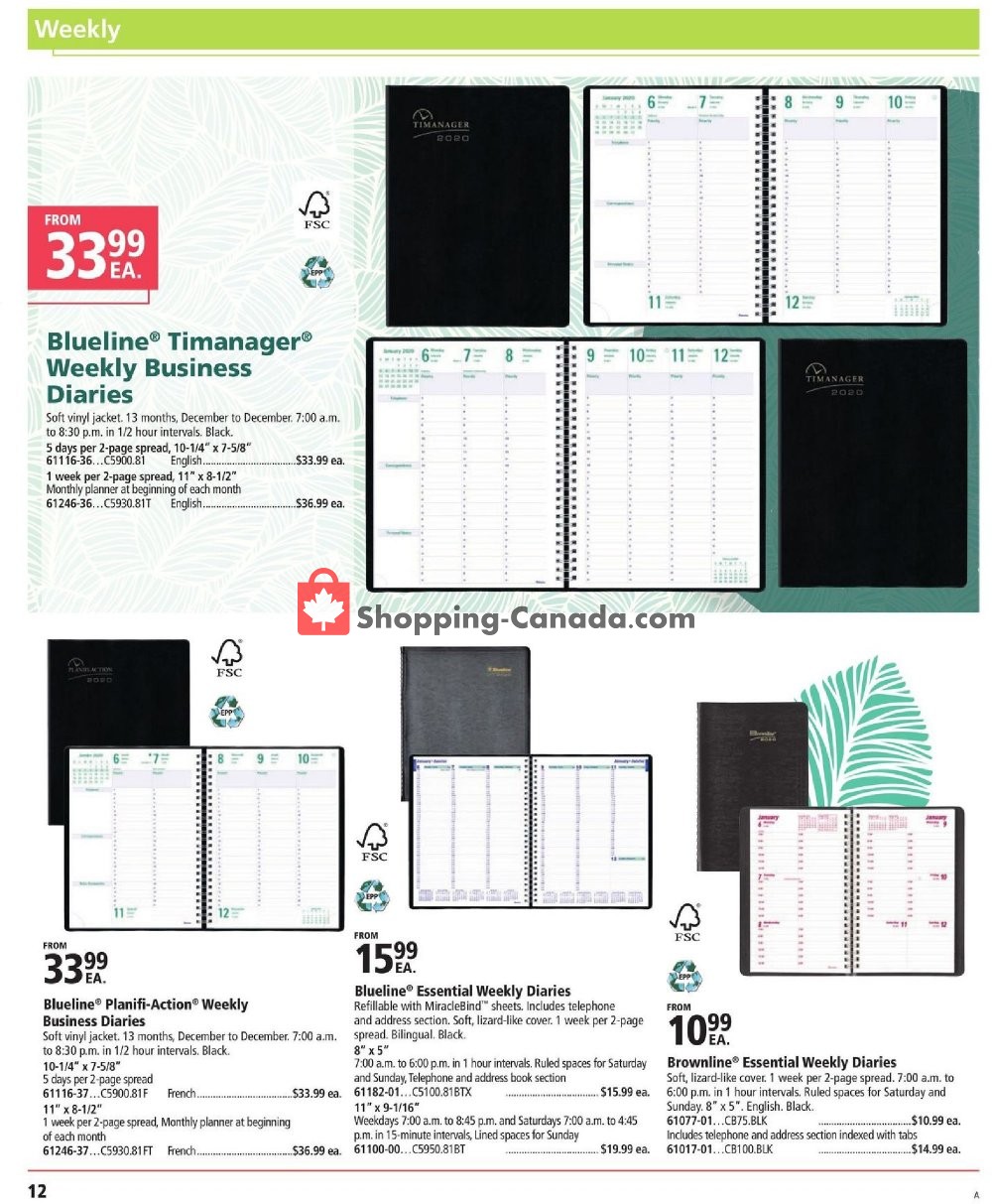 Basics Office Products flyer from Monday July 1, 2019 to Tuesday December 31, 2019 - page 12