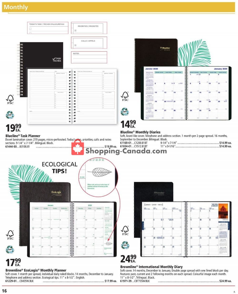 Basics Office Products flyer from Monday July 1, 2019 to Tuesday December 31, 2019 - page 16