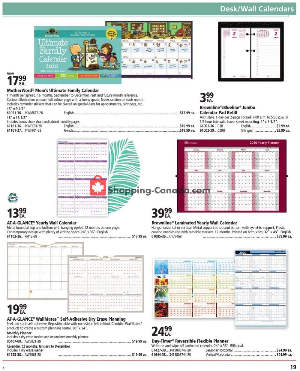 Basics Office Products flyer from Monday July 1, 2019 to Tuesday December 31, 2019 - page 19