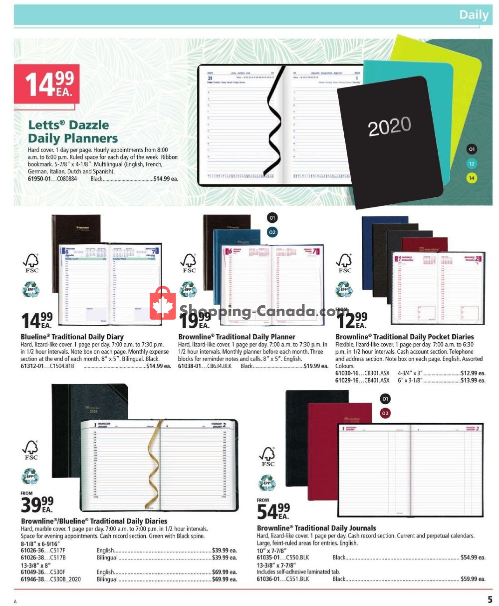 Basics Office Products flyer from Monday July 1, 2019 to Tuesday December 31, 2019 - page 5