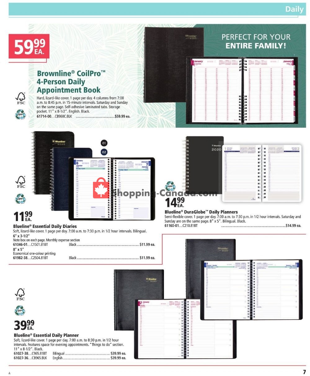Basics Office Products flyer from Monday July 1, 2019 to Tuesday December 31, 2019 - page 7