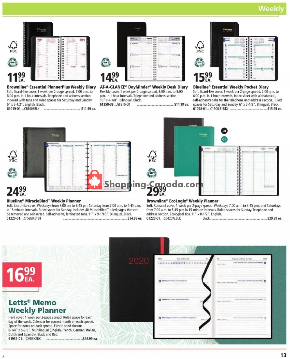 Basics Office Products flyer from Monday July 1, 2019 to Tuesday December 31, 2019 - page 13