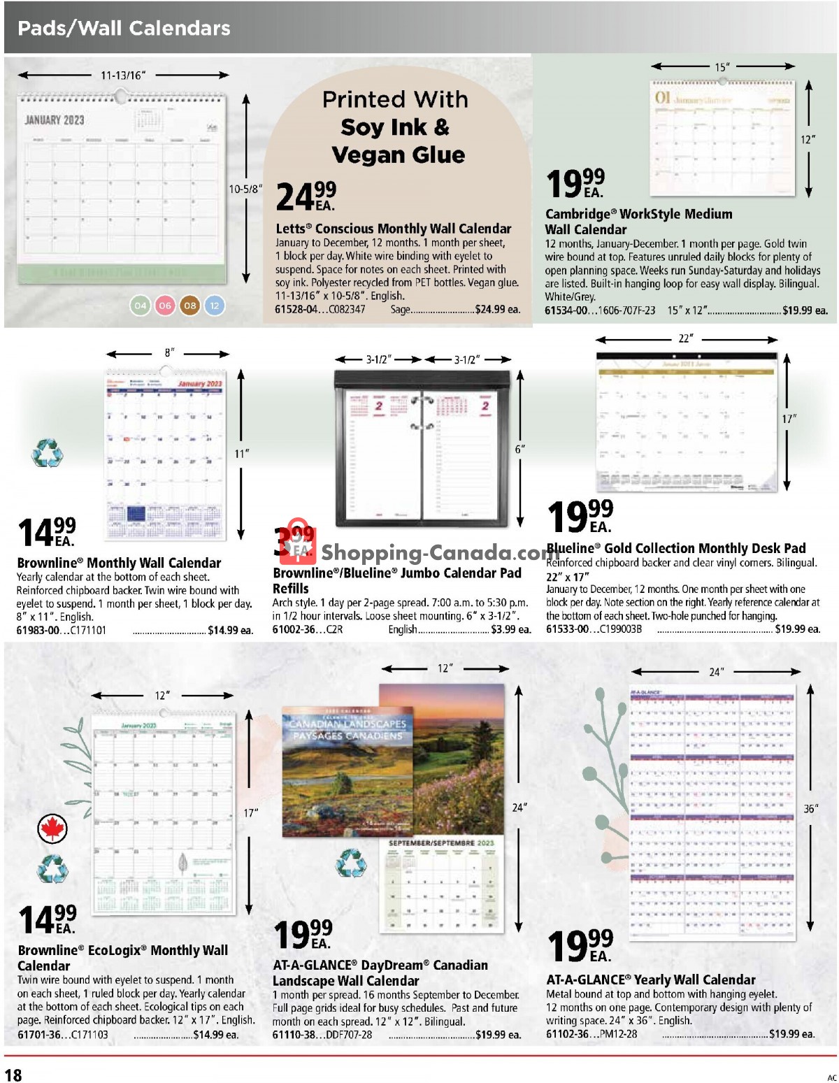 Basics Office Products flyer from Friday July 1, 2022 to Saturday December 31, 2022 - page 18