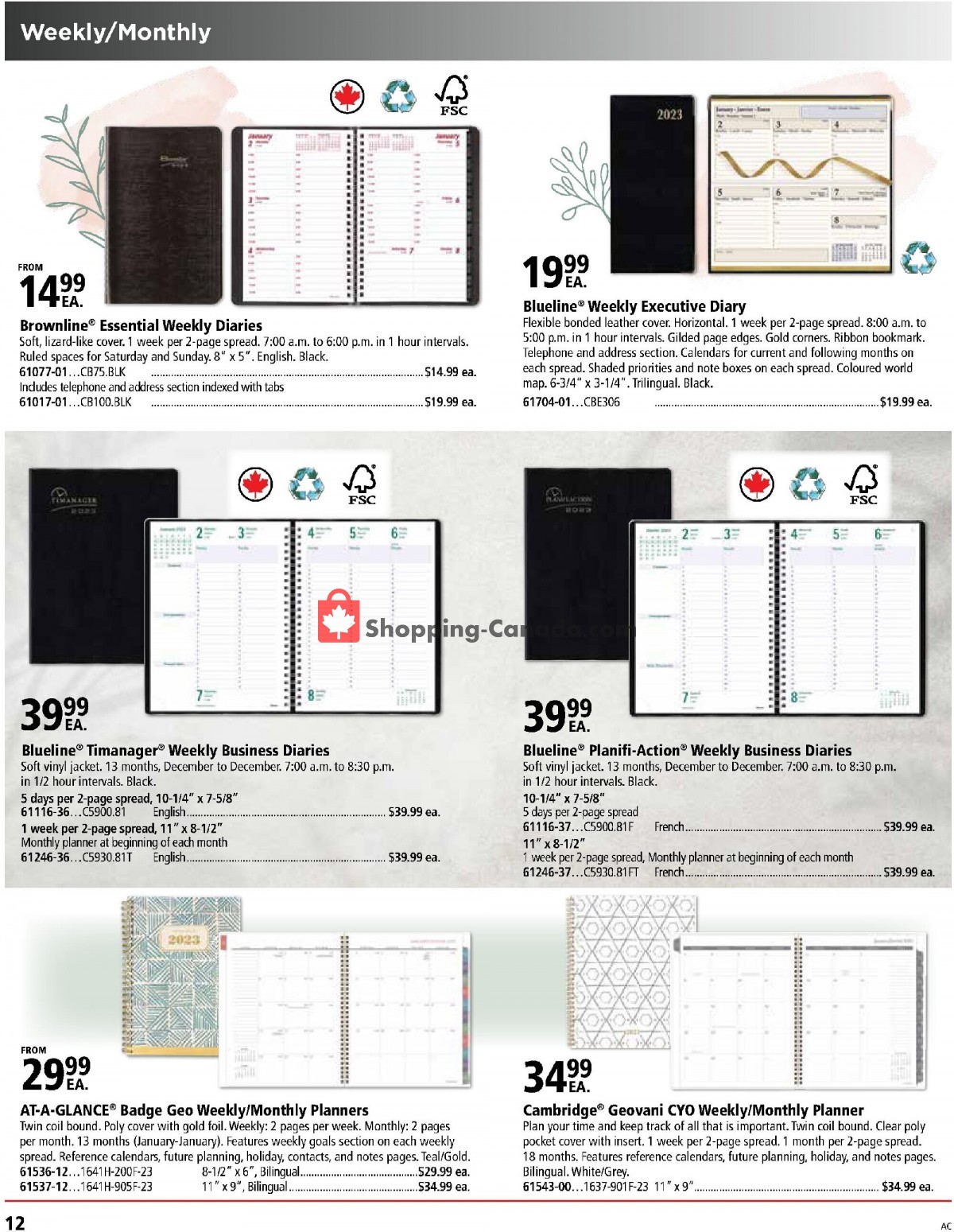 Basics Office Products flyer from Friday July 1, 2022 to Saturday December 31, 2022 - page 12