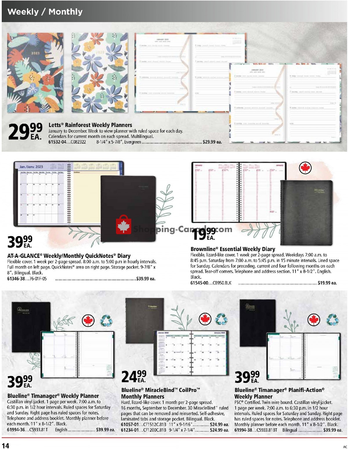 Basics Office Products flyer from Friday July 1, 2022 to Saturday December 31, 2022 - page 14