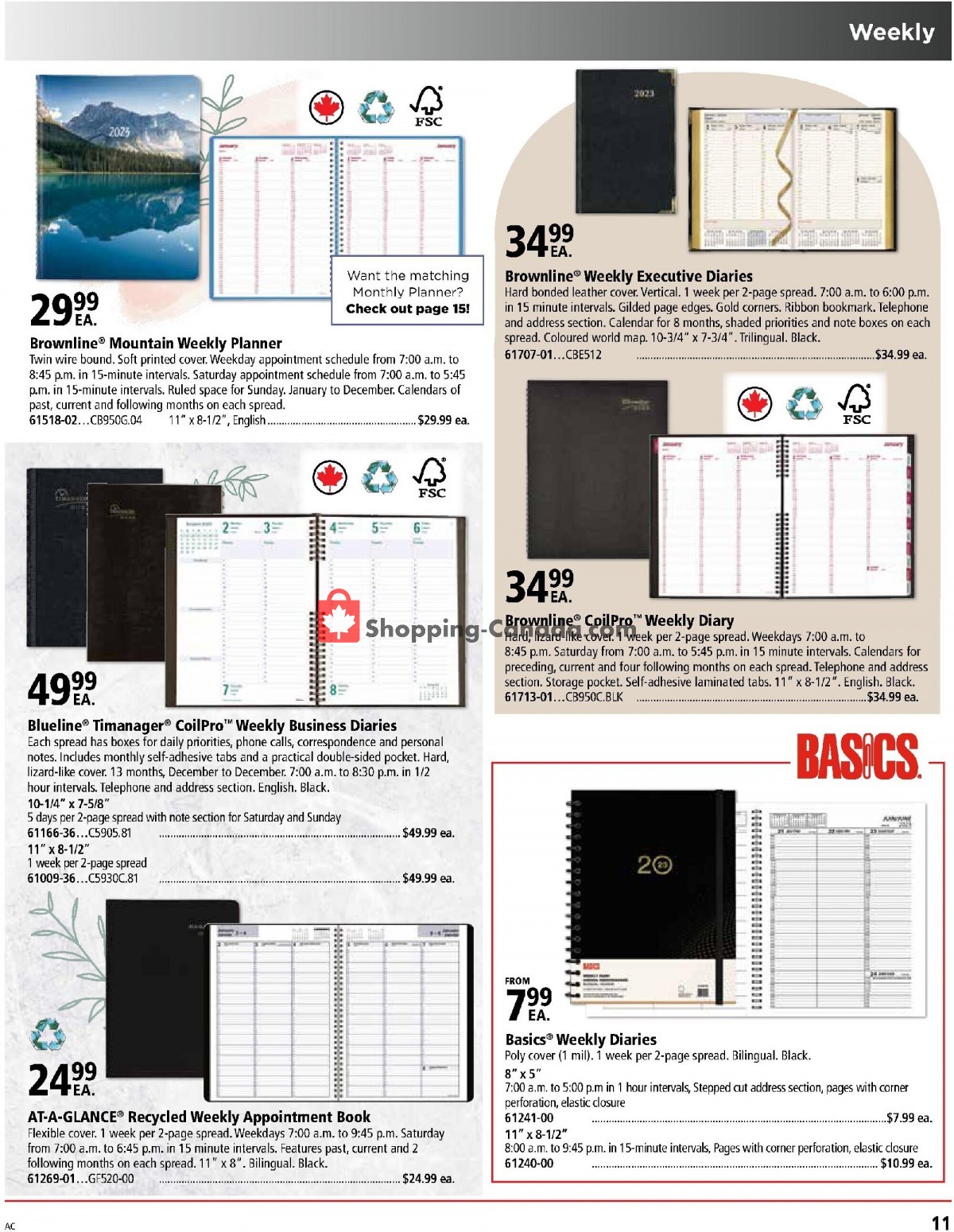 Basics Office Products flyer from Friday July 1, 2022 to Saturday December 31, 2022 - page 11
