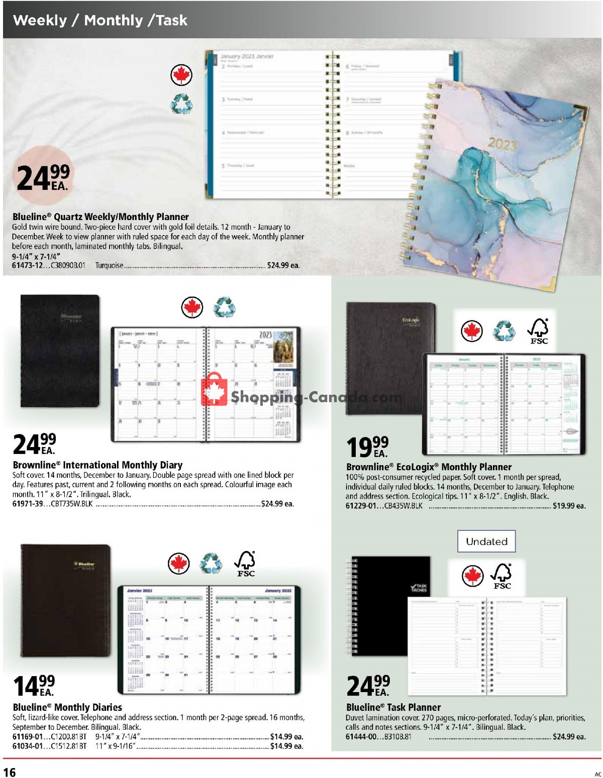 Basics Office Products flyer from Friday July 1, 2022 to Saturday December 31, 2022 - page 16
