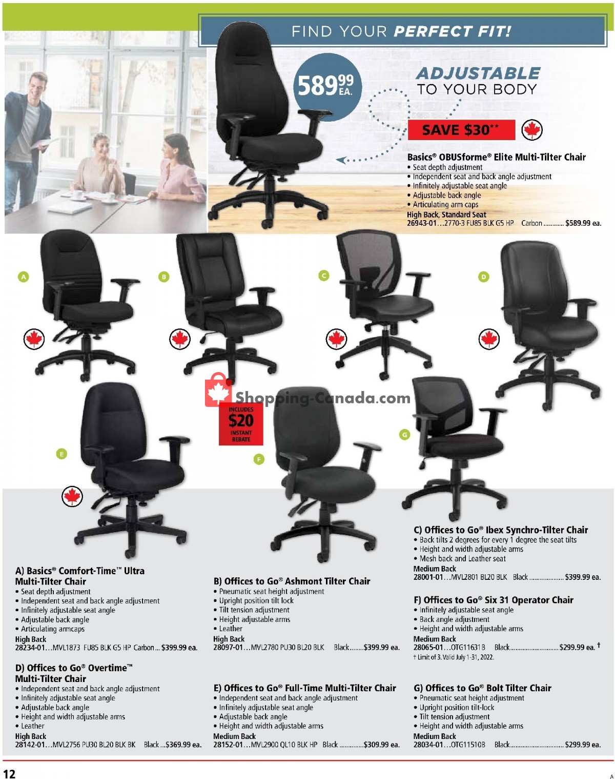 Basics Office Products flyer from Friday July 1, 2022 to Sunday July 31, 2022 - page 12