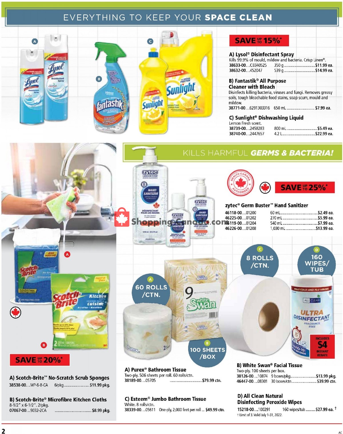 Basics Office Products flyer from Friday July 1, 2022 to Sunday July 31, 2022 - page 2