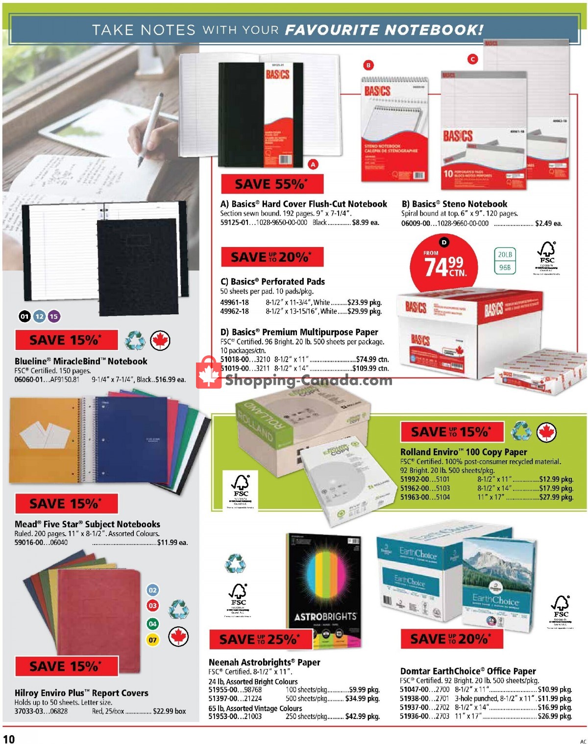 Basics Office Products flyer from Friday July 1, 2022 to Sunday July 31, 2022 - page 10