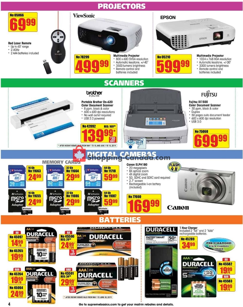 Basics Office Products flyer from Wednesday May 1, 2019 to Sunday June 30, 2019 - page 4