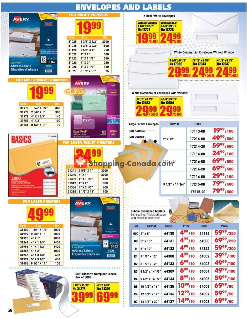 Basics Office Products flyer from Monday July 1, 2019 to Saturday August 31, 2019 - page 28