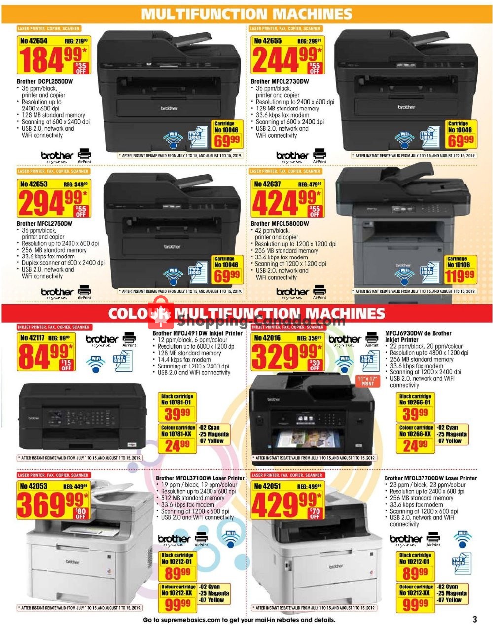 Basics Office Products flyer from Monday July 1, 2019 to Saturday August 31, 2019 - page 3