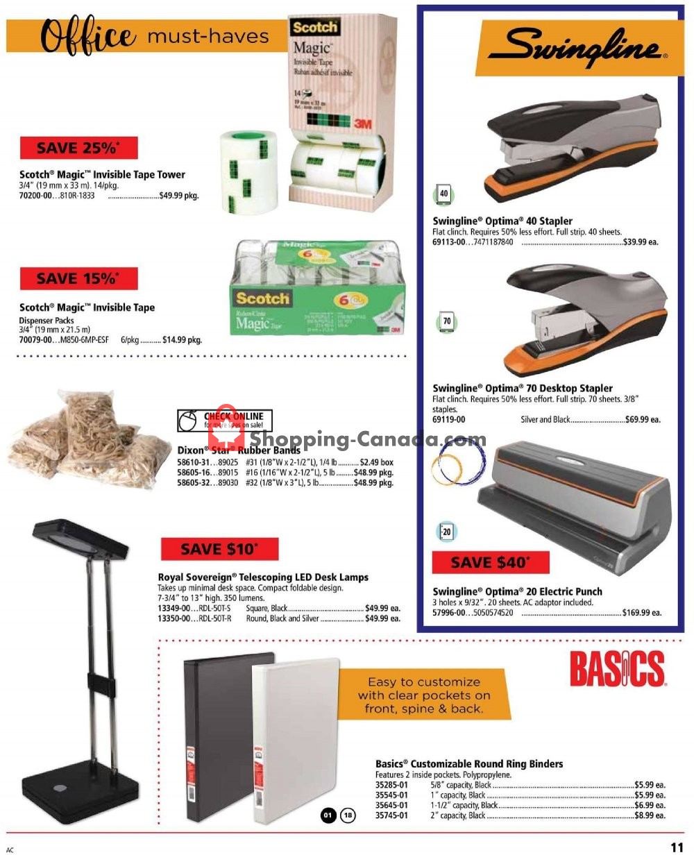 Basics Office Products flyer from Saturday February 1, 2020 to Saturday February 15, 2020 - page 11