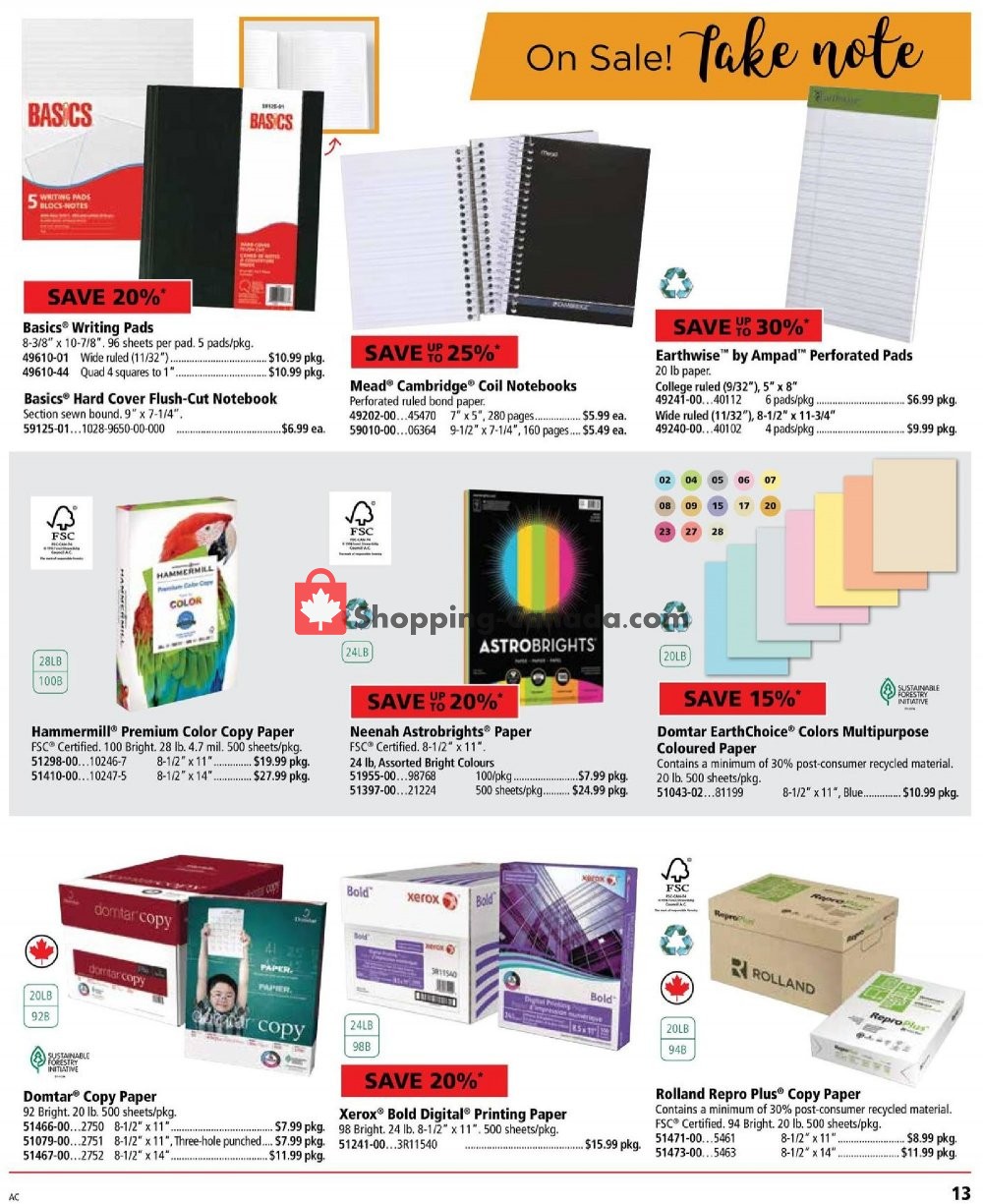 Basics Office Products flyer from Saturday February 1, 2020 to Saturday February 15, 2020 - page 13