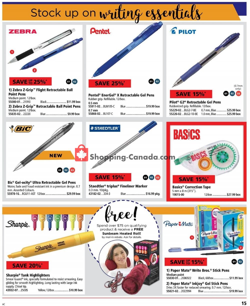 Basics Office Products flyer from Saturday February 1, 2020 to Saturday February 15, 2020 - page 15