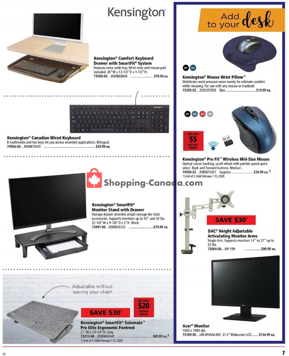 Basics Office Products flyer from Saturday February 1, 2020 to Saturday February 15, 2020 - page 7