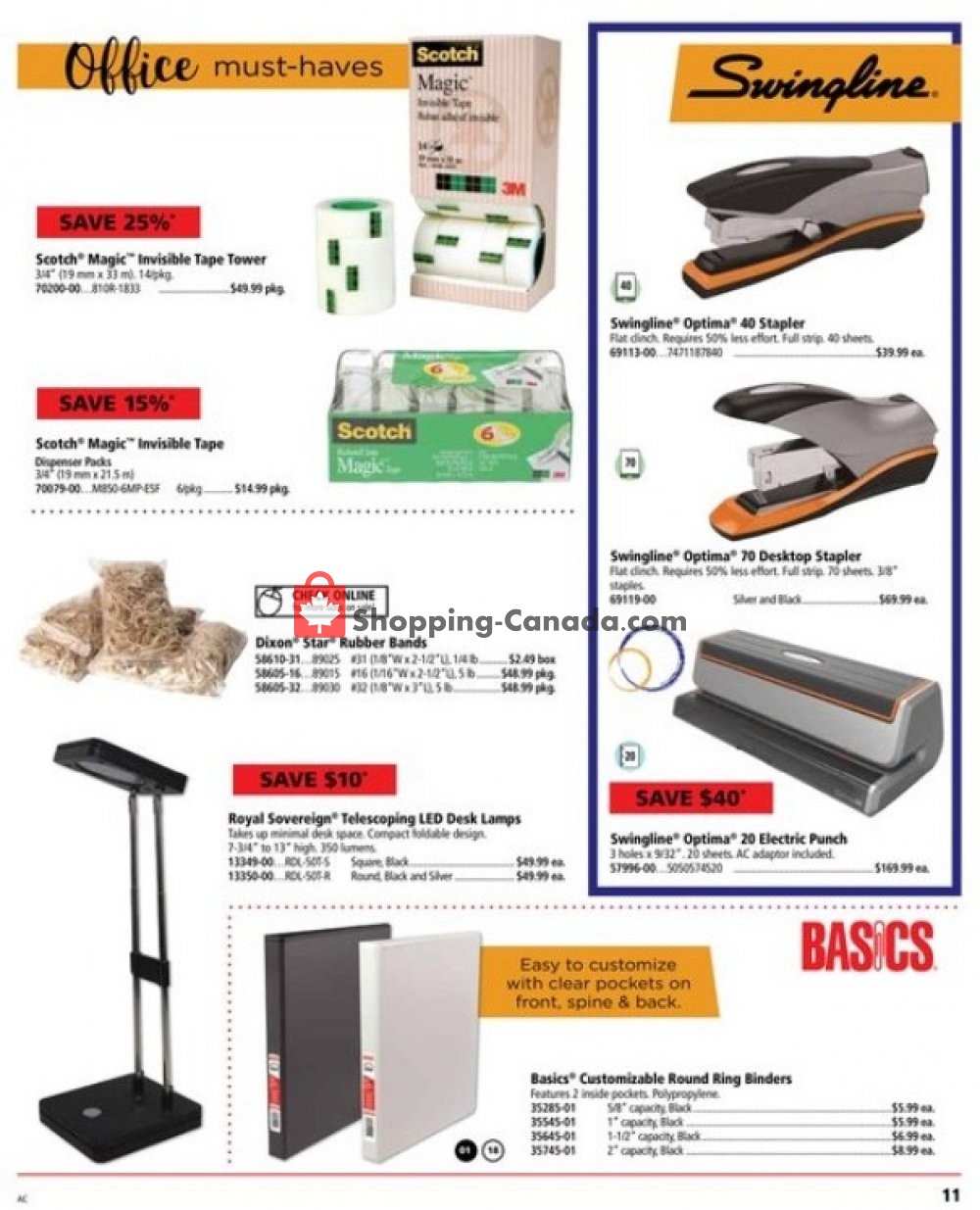 Basics Office Products flyer from Saturday February 1, 2020 to Saturday February 15, 2020 - page 11