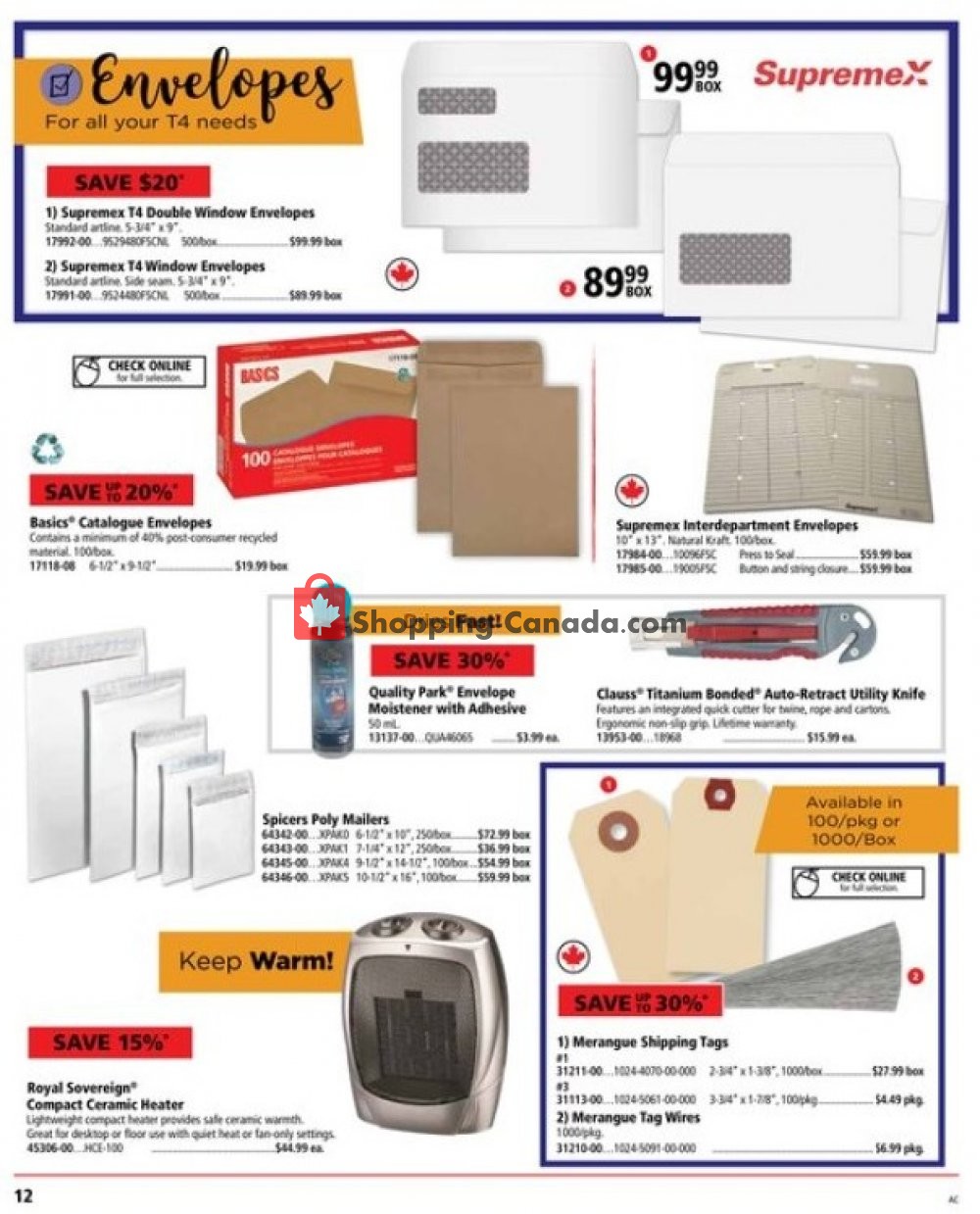Basics Office Products flyer from Saturday February 1, 2020 to Saturday February 15, 2020 - page 12