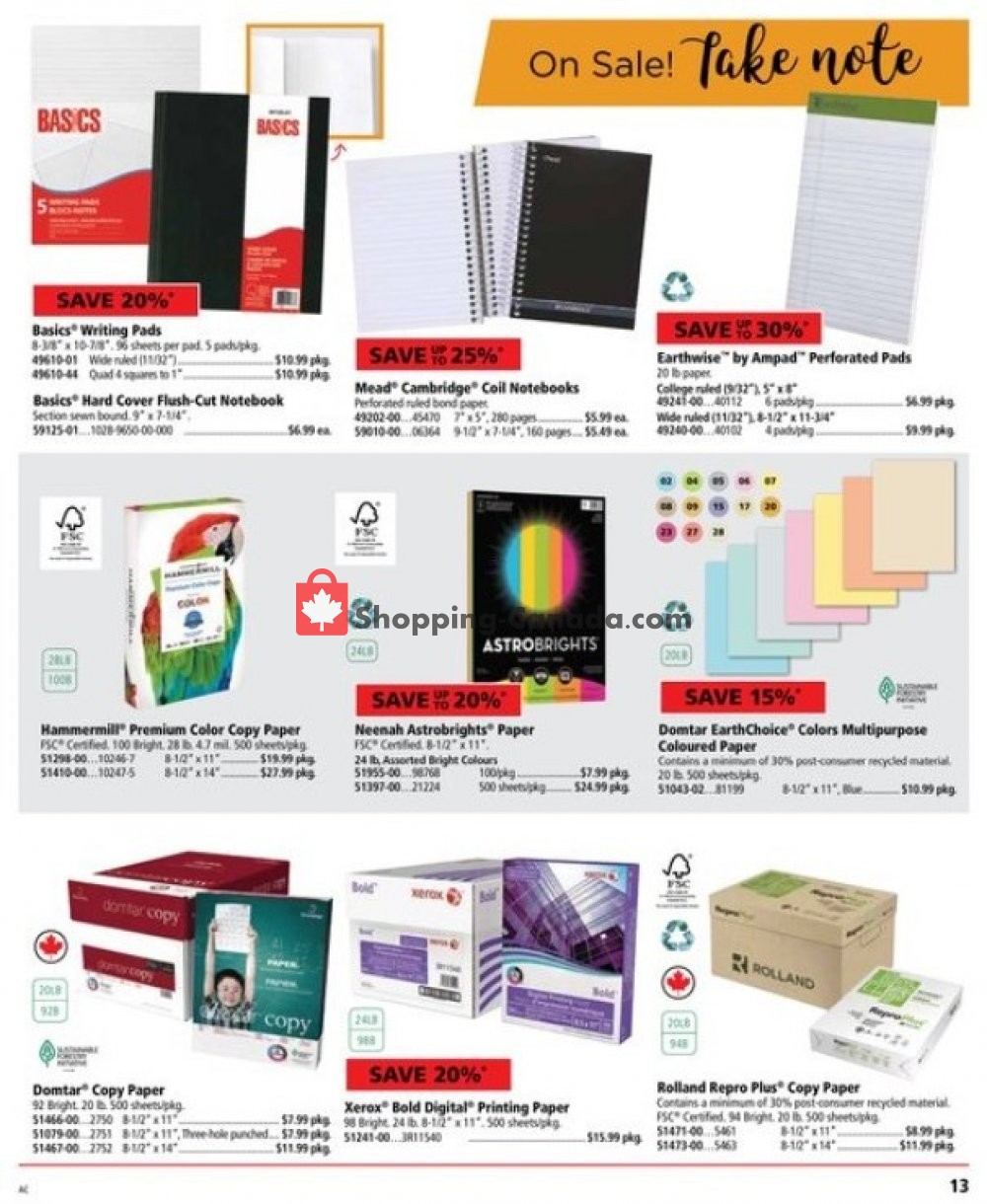Basics Office Products flyer from Saturday February 1, 2020 to Saturday February 15, 2020 - page 13